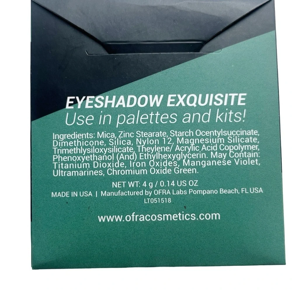 OFRA exquisite black eye shadow